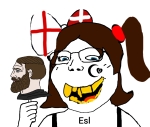 character:nordic_chad character:soylita crescent flag flag:denmark flag:england queen_of_spades // 1012x861 // 228KB