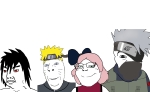 character:chudjak character:cobson character:feraljak character:haruno_sakura character:hatake_kakashi character:soylita character:uchiha_sasuke character:uzimaki_naruto naruto // 2690x1667 // 699KB