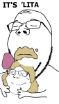 character:gapejak character:soylita eating // 600x1053 // 112KB
