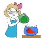 artist:huwabag character:soyak character:soylita fish // 1200x1000 // 224KB