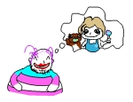 character:soylita character:squirreljak flag flag:transgender_pride_flag lollipop tranny // 584x450 // 20KB