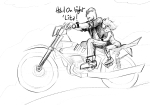 artist:cobra character:soylita motorcycle // 1107x781 // 308KB