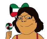 brown_skin character:soylita flag flag:kuwait lollipop // 1012x861 // 58KB