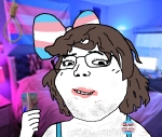 bleeding blood character:soylita crying flag:transgender_pride_flag self_harm tranny // 1012x861 // 212KB