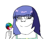 character:furude_rika character:soylita higurashi lollipop // 1012x861 // 46KB