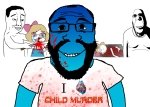 character:chudjak character:cobson character:rapeson character:science_lover character:soylita flag:transgender_pride_flag gore guro heart // 1100x789 // 346KB