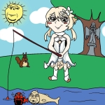 character:bernd character:gapejak character:science_lover character:soylita character:squirreljak fish genshin_impact // 1000x1000 // 121KB