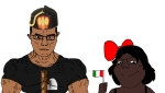 brown_skin character:chudjak character:soylita ethiopia flag flag:italy // 725x412 // 117KB