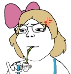 character:soyak character:soylita drinking ear straw // 667x692 // 230KB