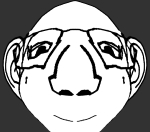 bald character:soylita ear mirrored // 976x860 // 120KB