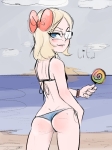 artist:cobra character:soylita lollipop swimsuit // 682x913 // 362KB
