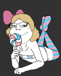 character:soylita feet flag:transgender_pride_flag lollipop meta:deleted_from_soybooru // 700x875 // 78KB