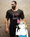 character:gigachad character:soylita girllover lollipop // 1080x1325 // 1.2MB