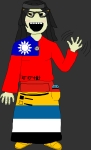 character:soytan flag flag:bei-yang flag:taiwan full_body // 1278x2099 // 119KB