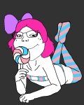 character:soylita feet flag:transgender_pride_flag lollipop meta:deleted_from_soybooru // 700x875 // 78KB