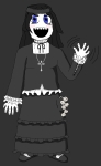 character:soytan cross full_body garlic goth // 1352x2196 // 71KB