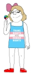 character:soylita flag flag:transgender_pride_flag full_body lollipop // 1160x2704 // 251KB