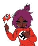 brown_skin character:soylita flag flag:nazi_germany swastika // 758x911 // 72KB