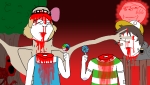 character:fingerboy character:shoyta character:soylita gore guro lollipop // 3000x1700 // 586KB