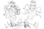 angel artist:huwabag car_crash character:markiplier_soyjak character:soylita // 1920x1280 // 531KB