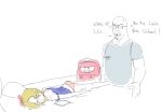 artist:cobra character:cobson character:soylita hello_kitty school sleeping // 1468x1022 // 165KB
