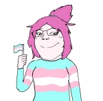 character:soylita flag flag:transgender_pride_flag tranny // 1436x1408 // 319KB