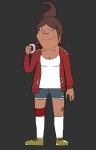 brown_skin character:aoi_asahina character:soylita danganronpa donut full_body holding_object meta:deleted_from_soybooru // 1800x2800 // 84KB