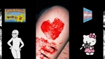character:soyak flag flag:transgender_pride_flag gore guro hello_kitty irl self_harm video // 1280x720, 33s // 7.2MB