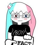 character:soysuba fact flag flag:transgender_pride_flag tranny // 875x955 // 44KB