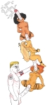 artist:huwabag character:chudjak character:coco character:maya character:mymy meta:deleted_from_soybooru naked ongezellig swastika // 1500x3350 // 1.2MB
