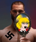 character:gigachad character:soygirl flag flag:nazi_germany meta:deleted_from_soybooru swastika // 2752x3200 // 2.1MB