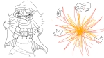 artist:huwabag character:soytan explosion manic screaming spreading_jacket suicide_bomber timer // 1920x1080 // 654KB