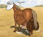 character:smugjak cockvore horse vore // 3333x2897 // 2.5MB