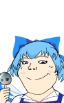character:cirno character:soylita lollipop touhou // 736x1181 // 119KB