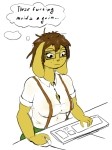 06eb character:janny dog female glasses keyboard mouse // 478x637 // 115KB
