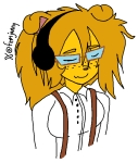 06eb character:janny dog female glasses headphones watermark // 560x660 // 8.7KB