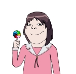 azumanga_daioh character:ayumu_kasuga character:soylita lollipop meta:deleted_from_soybooru // 1436x1408 // 72KB