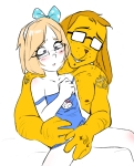 artist:cobra blushing character:janny character:soylita hello_kitty // 887x1097 // 373KB