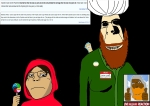 aisha allah character:cobson character:rapeson character:soylita dora_the_explorer flag:maps_pride_flag islam mohammed muslim ominous // 3508x2480 // 862KB