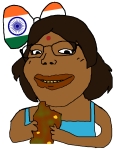 brown_skin character:soylita eating flag:india poop scat // 828x1000 // 63KB