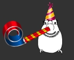 animal bird birthday character:budgiejak happy // 1071x882 // 117KB