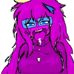 ahegao arch_linux blue_eyes cum frootcord_meme ice_cream long_hair meta:namefags purple quote // 500x500 // 42KB