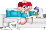 character:cobson character:furude_rika feet flag flag:nazi_germany higurashi licking // 4816x3240 // 1.3MB