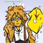 animal character:janny dog ear eyebrows femjanny furry glasses hair meta:deleted_from_soybooru // 500x500 // 202KB