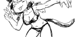 artist:sleep_chvd character:tama oekaki // 500x250 // 38KB