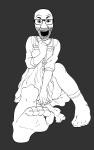 character:el_perro_rabioso feet skirt soyjak // 1604x2534 // 226KB
