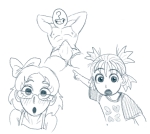 4chan character:anon character:soylita character:two_pointing_soyjaks character:yotsuba_koiwai // 825x738 // 274KB
