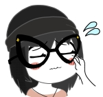 character:soytan closed_eyes closed_mouth gyate_gyate sweating // 1665x1572 // 143KB