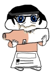 character:soytan eating soylent // 519x725 // 14KB