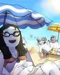 beach character:gapejak character:shartycuck character:soyak character:soytan sisa soylent swimsuit // 3000x3750 // 5.4MB